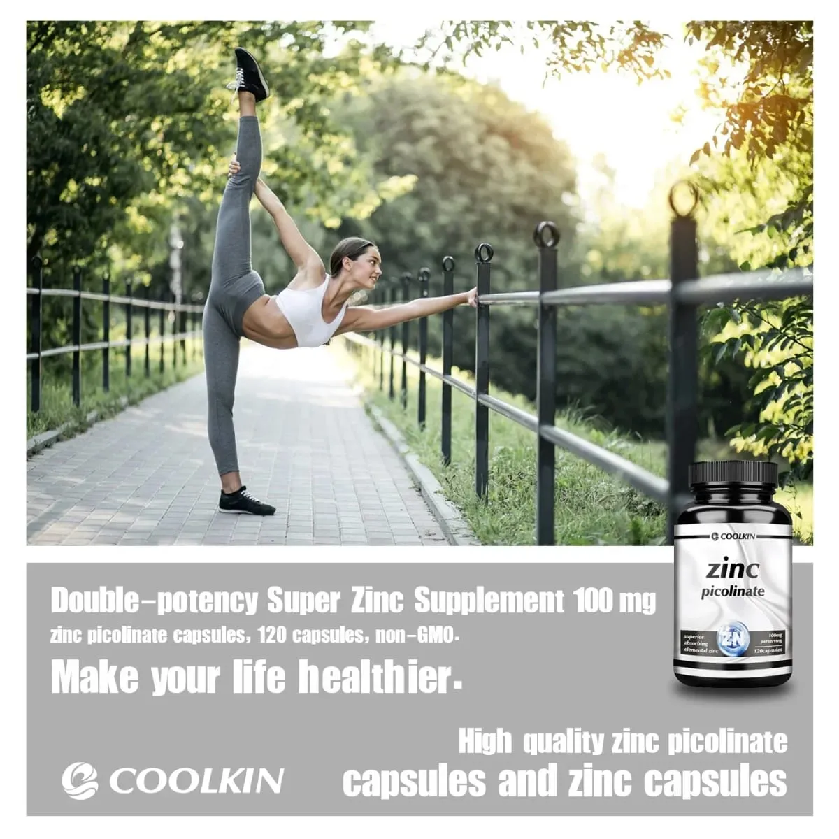 Zinc Picolinate Capsules - Boosts Immune Support Sleep & Energy