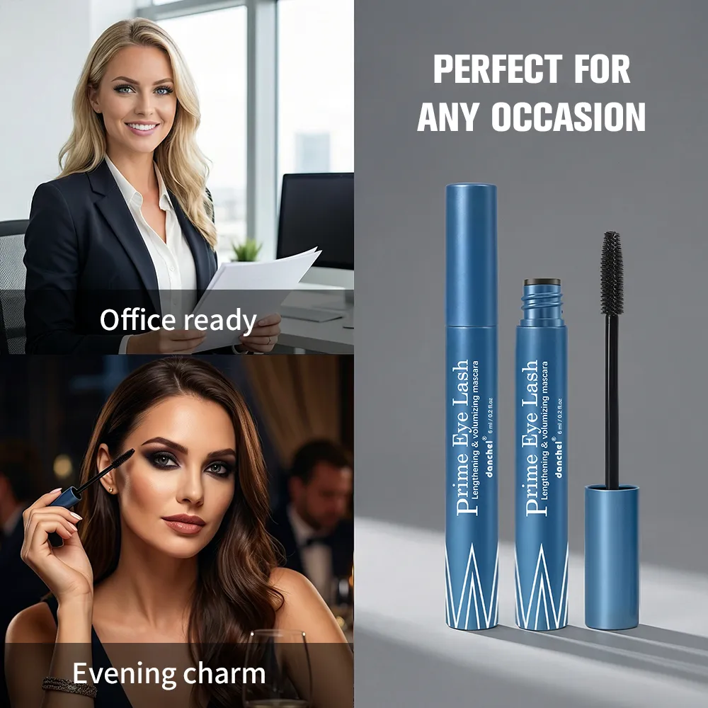 Lengthening & Volumizing Mascara Water-Resistant Long-Lasting Nourishing Strengthen Mascara Glossy Natural Finish Eye Makeup