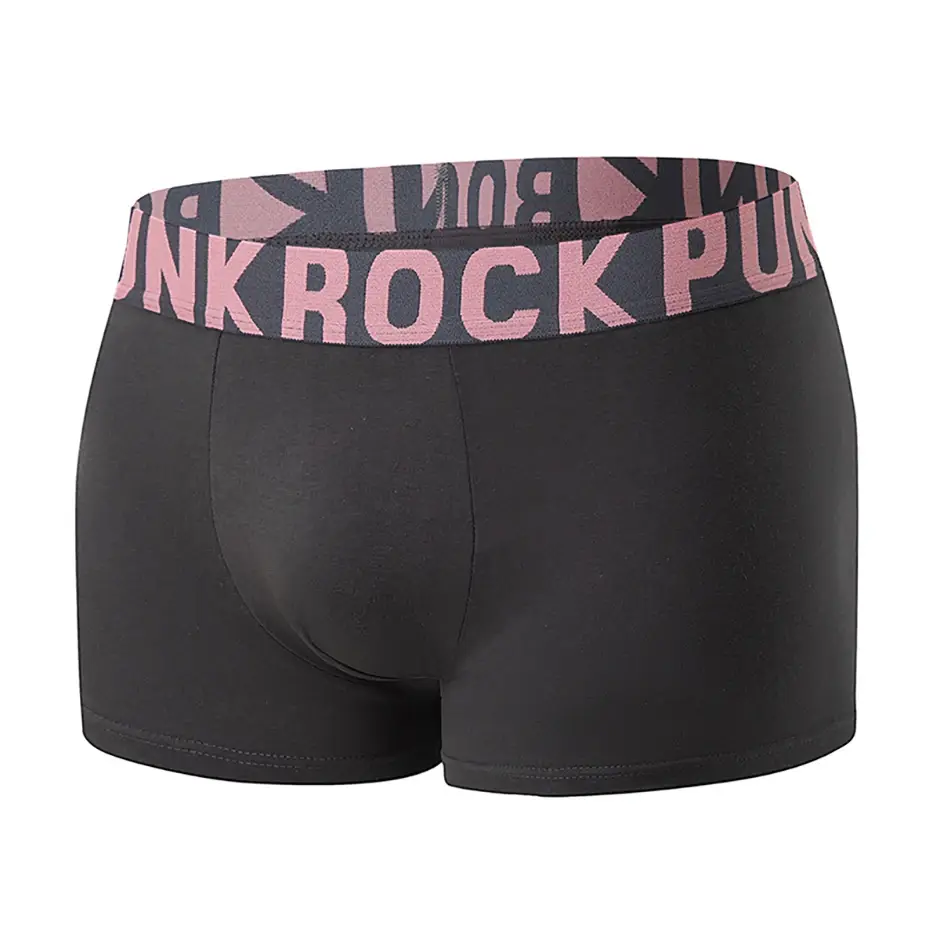 4 Piece Set Of Men's Cotton Comfortable Soft And Versatile Underwear Plus Size Casual Boxer Shorts Sports Cycling Base Shorts