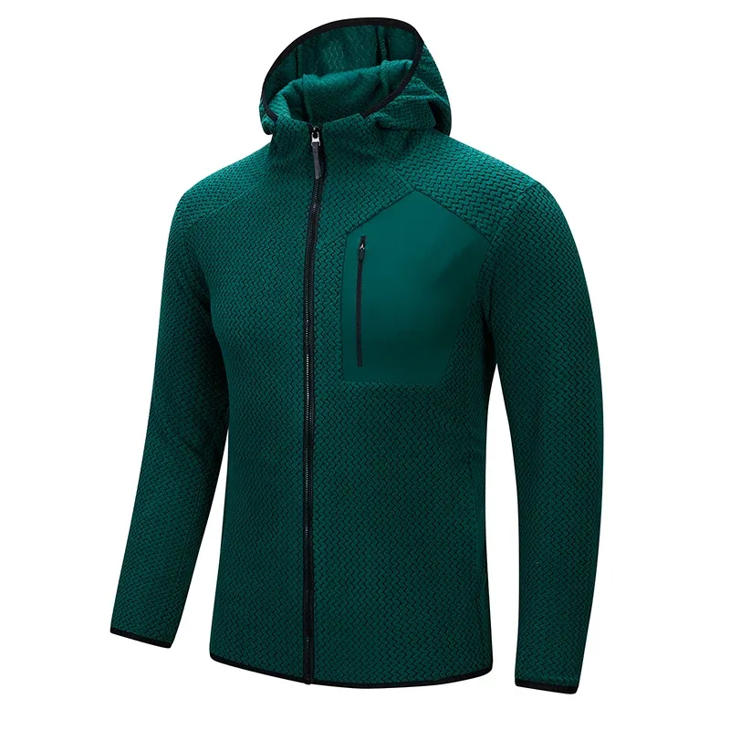 Fashionable and Versatile Warm Hooded Coats, High-quality Men's Zipper Coats for Fall/winter,Casual Sports Fitness Sweatshirts — image 18