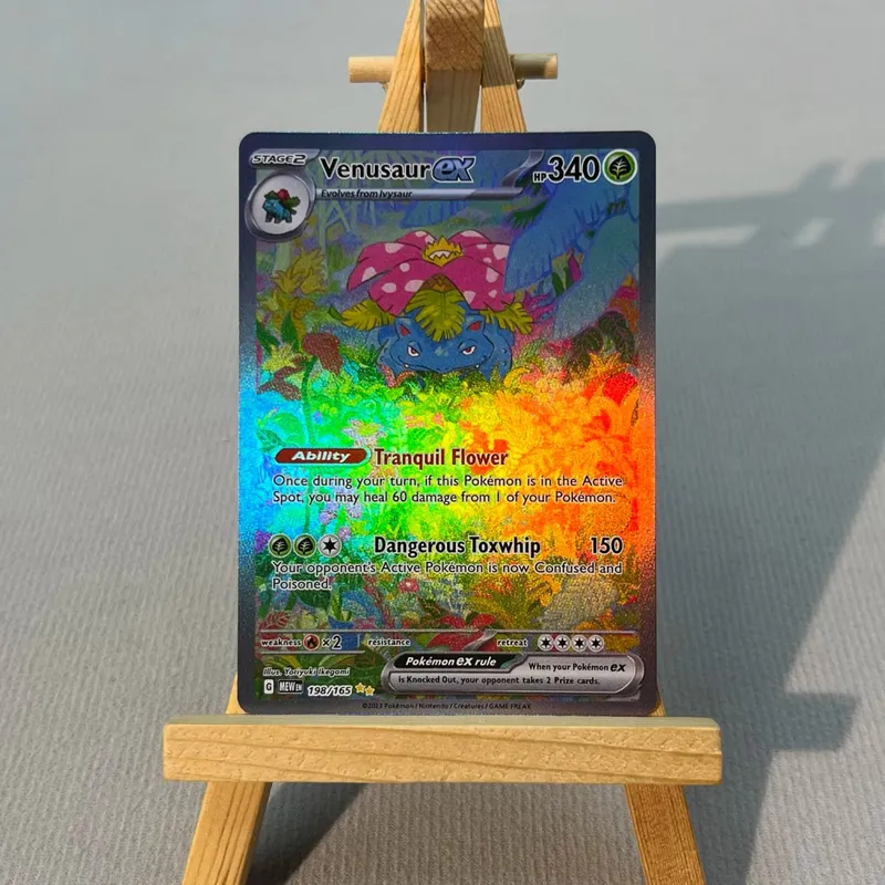 MEW PTCG13-003 Tcg proxy PKM Cards Charizard ex Bulbasaur Charmeleon Rare Collection Battle Toys Gifts for Hobbies home play