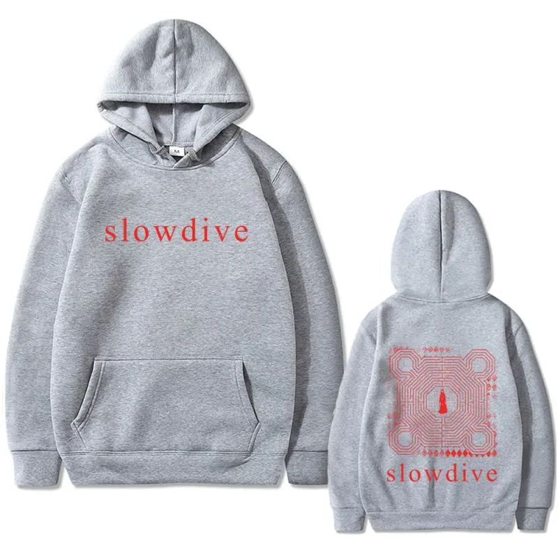 Rock Band Slowdive Everything Is Alive Print Hoodie Tour 90s Classic Vintage Men Women Oversized Streetwear Male Casual Hoodies — image 5