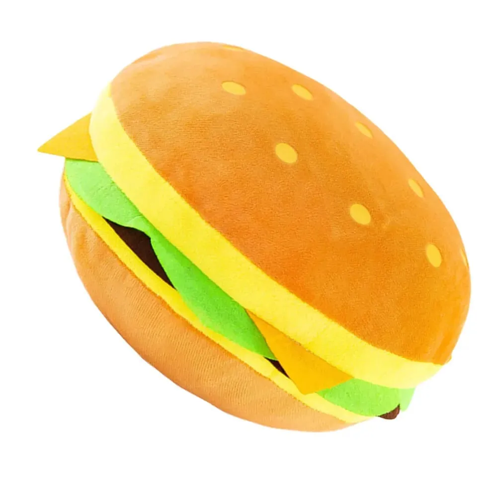 30Cm Hamburger Throw Pillow Creative Simulation Cushion for Sofa Bedroom Car Office Decorative Cushion Soft Comfortable Gift — image 4