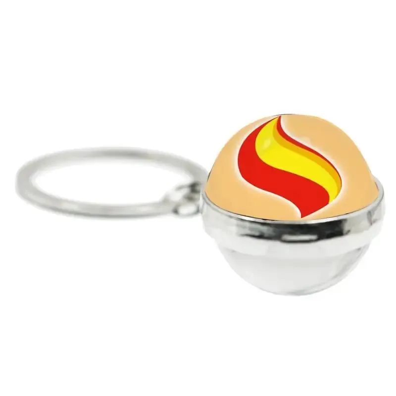 Pokémon Mega Stone Keychain Anime Peripheral Creativity Exquisite Versatile Trend Spherical Keychain Cartoon Gift Accessories