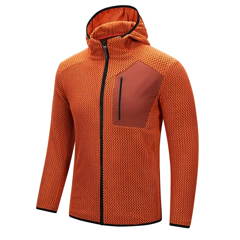 Fashionable and Versatile Warm Hooded Coats, High-quality Men's Zipper Coats for Fall/winter,Casual Sports Fitness Sweatshirts — image 19