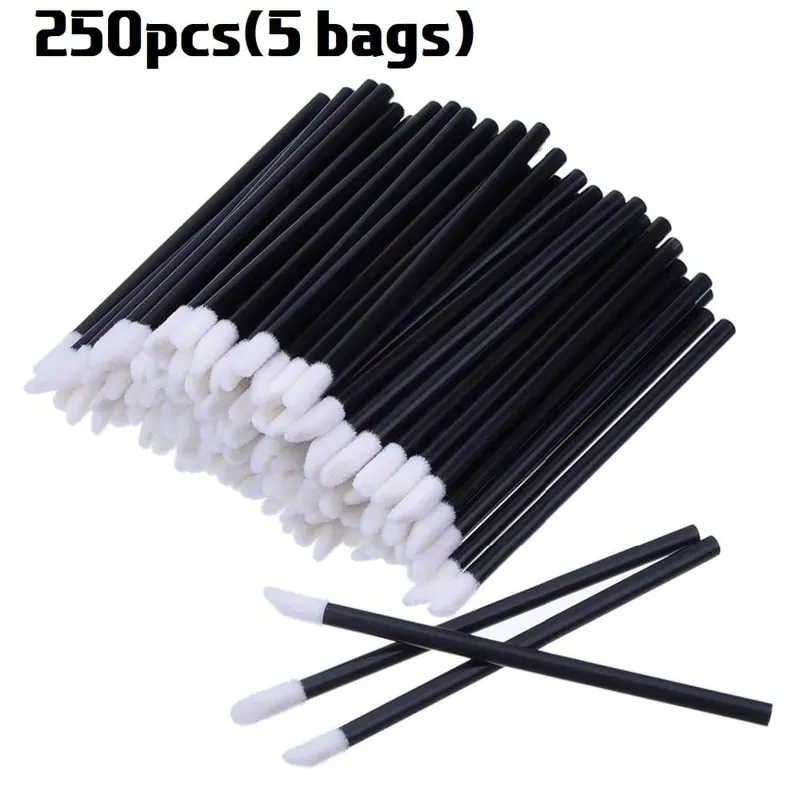 Χύμα 50/500/2000Pcs Lip Brush Professional Applicators Χονδρική Ραβδιά κραγιόν Γυναικείες βούρτσες Lip Gloss Αξεσουάρ εργαλείων μακιγιάζ