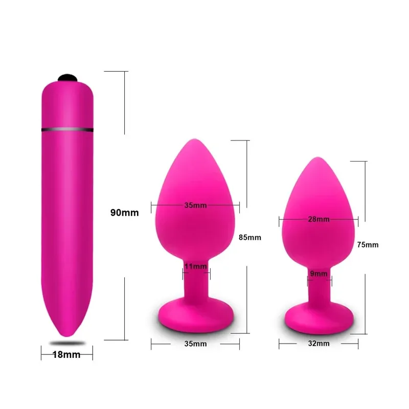 Soft Silicone Anal Butt Plug Unisex Sex Toys Men Prostate Massager Adult Gay Ass Stuffed Anal Trainer Massager for Couples — image 12