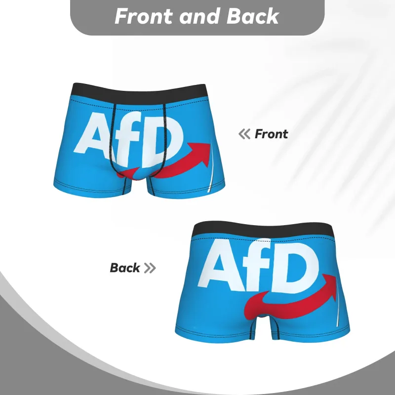 代替 Afd ドイツショーツブリーフ下着高品質男性ノベルティボクサーショーツ印刷プラスサイズのパンティー