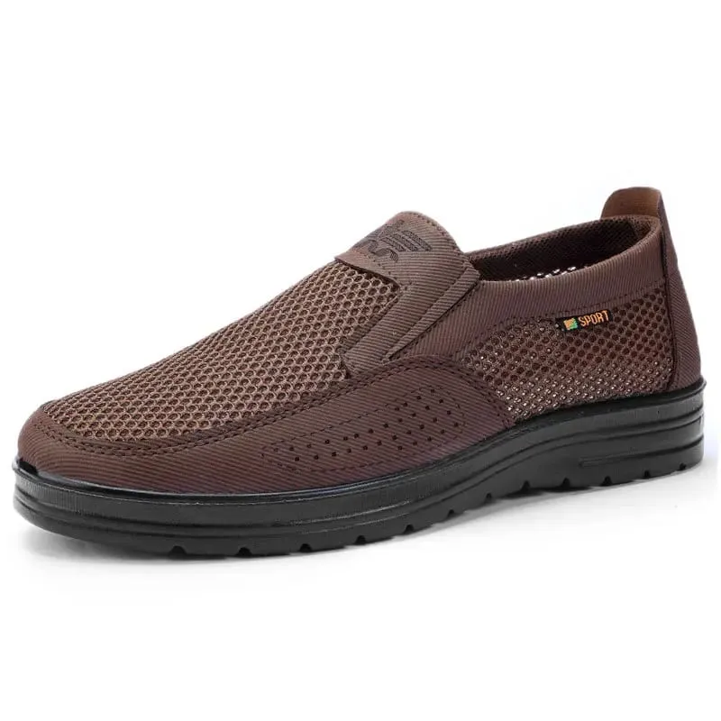 Chaussures pour hommes 2025 été baskets décontractées respirant maille semelle épaisse abordable livraison gratuite — image 5