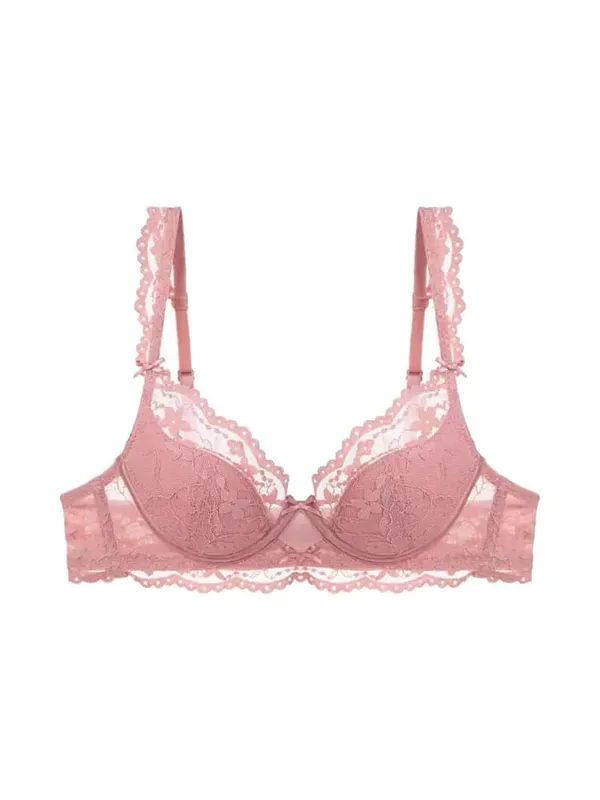Hot Sale Sexy Lace Bra Set For Women Summer Thin Soft Underwire Breathable Anti Sagging Comfort Stylish Daily Fashion Intimates — image 10