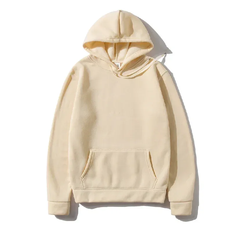 Men's Hoodies Women Pullover Spring Autumn Casual Hoodie Sweatshirts Solid Color Hoodies Oversize Black Sweatshirt For Male — image 14