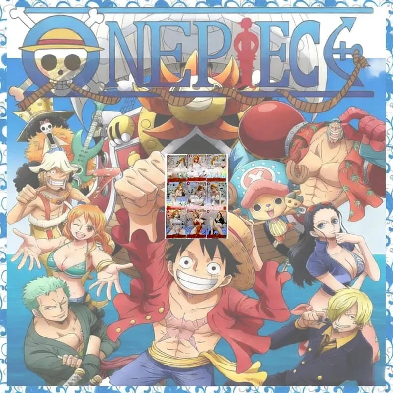 Anime One Piece Diy Color Flash Cards Hancock Perona Nami Robin Yamato Collection Cards Christmas Birthday Gifts Children's Toys — image 22