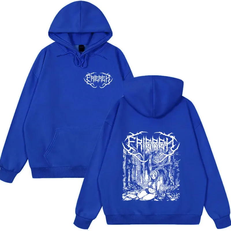 Anime frieren: além do fim da jornada t camisa frieren manga gótico hoodies roupas masculinas femininas roupas de inverno estilo solto streetwears — image 10