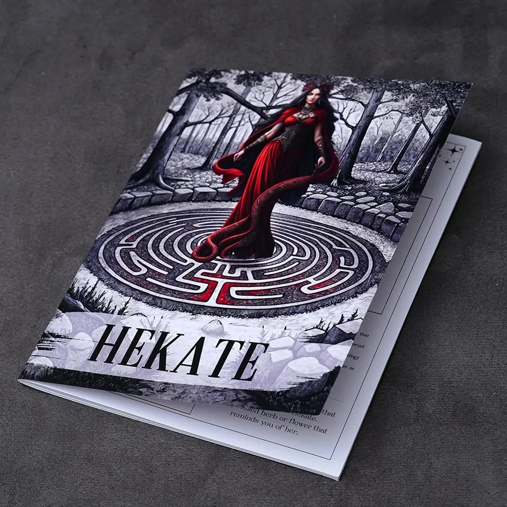 Hekate Grimoire Volume 2: 36-Page Witchcraft Workbook & Spell Journal – Hollow Earth-Inspired Witchcraft Magick Grimoire