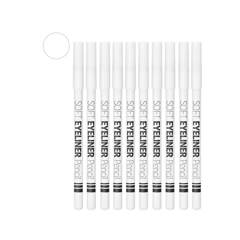 Smooth Waterproof White Eyeliner Pencil - Long-Lasting Eye Brightener Easy Wear Fashion Makeup Tool for Smooth Application — image 10