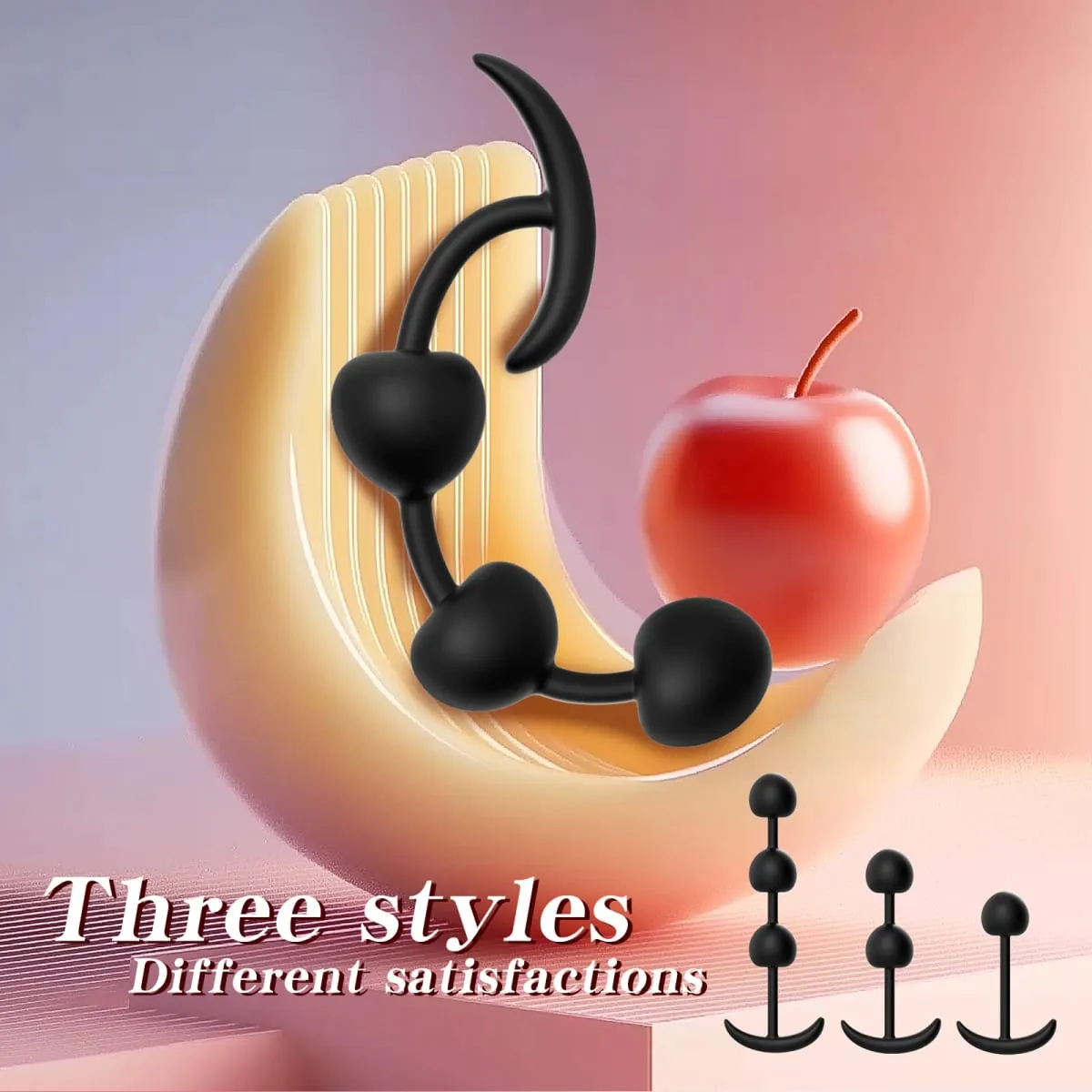 Hot Selling Wearable Anal Plugs With Steel Balls Analplug Buttplug Butplug Fake Dildo For Women Men Anal Beads Adult 18 +Sextoys — image 2