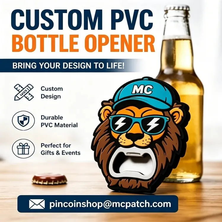 Custom PVC Bottle Opener Custom Logo Soft Rubber Beer Opener Personalized Promotional Gift Bar Tool Keychain Souvenir