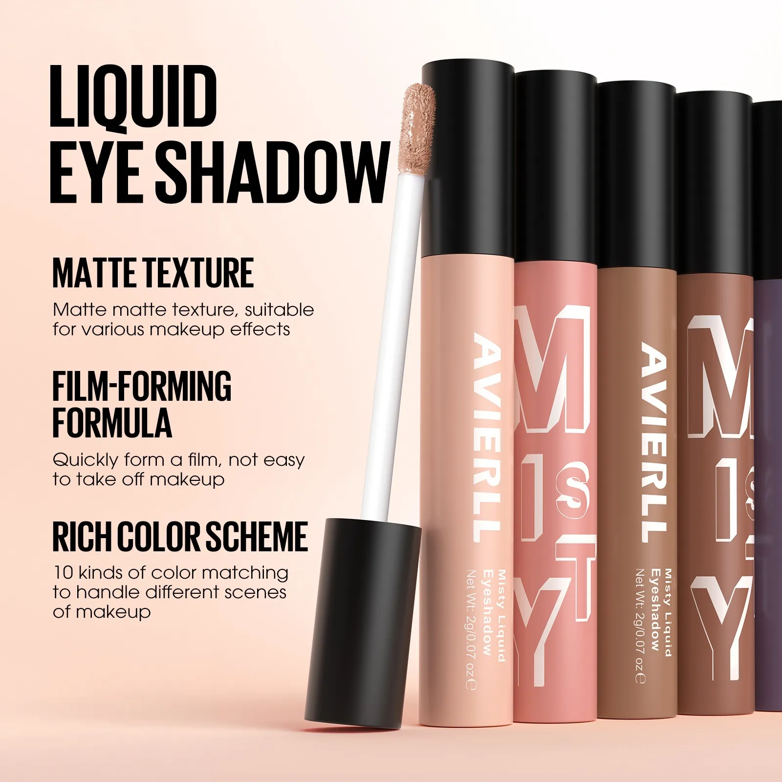 10 Colors Matte Nude Eye Bronzer Liquid Eyeshadow Waterproof Long Lasting Eye Shdaow Natural Cheek Contour Woman Makeup Cosmetic — image 5
