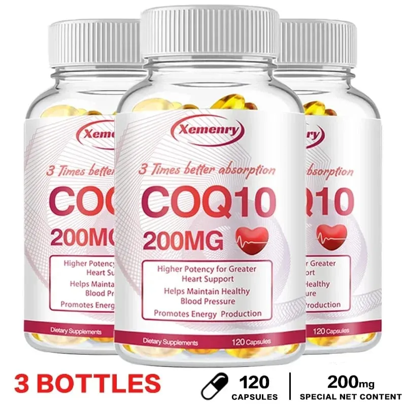 Coenzyme Q10 Capsules 200mg -Provide Energy Support Heart and Cardiovascular Health Promote Metabolism Anti-oxidation — image 8