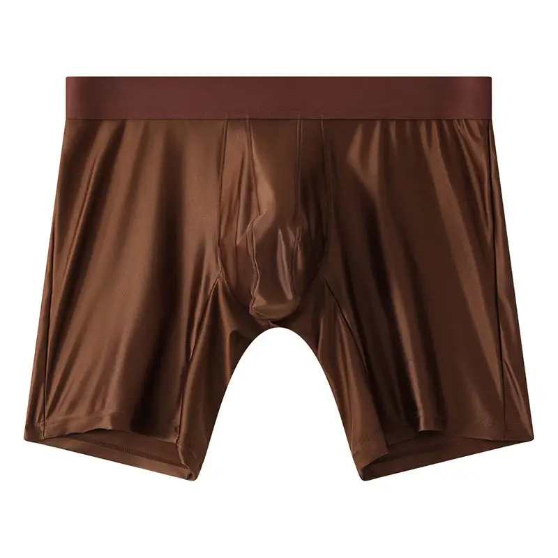 M-xxl Mens Underwear Boxers Solid U Pouch Panties For Man Extended Leg Boxer Shorts Homme Middle Waist Sports Underpants Male — image 13