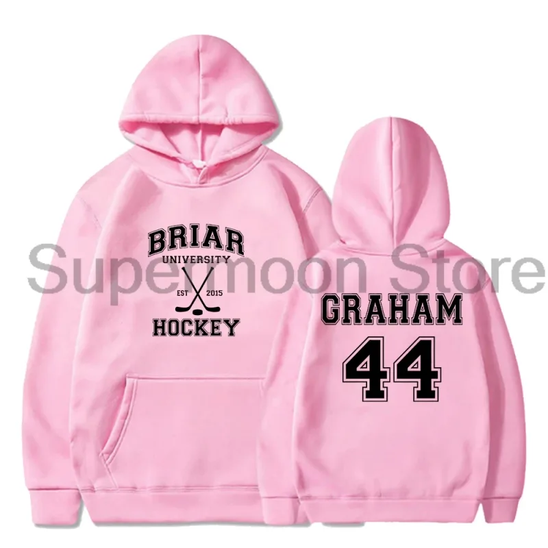Off Campus Briar University Team Hoodie Unisex Long Sleeve Streetwear Women Men Hooded Sweatshirts