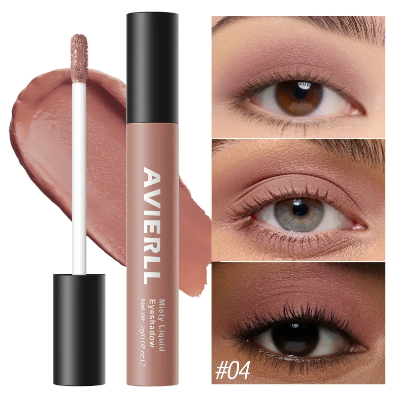 10 Colors Matte Nude Eye Bronzer Liquid Eyeshadow Waterproof Long Lasting Eye Shdaow Natural Cheek Contour Woman Makeup Cosmetic — image 10