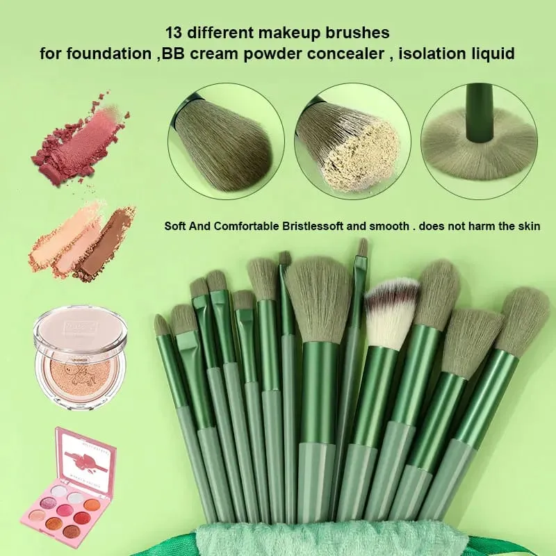 13Pcs Makeup Brush Set Make Up Concealer Blush Powder Brushes Eye Shadow Highlighter Foundation Brush Cosmetic Beauty Tool — image 3