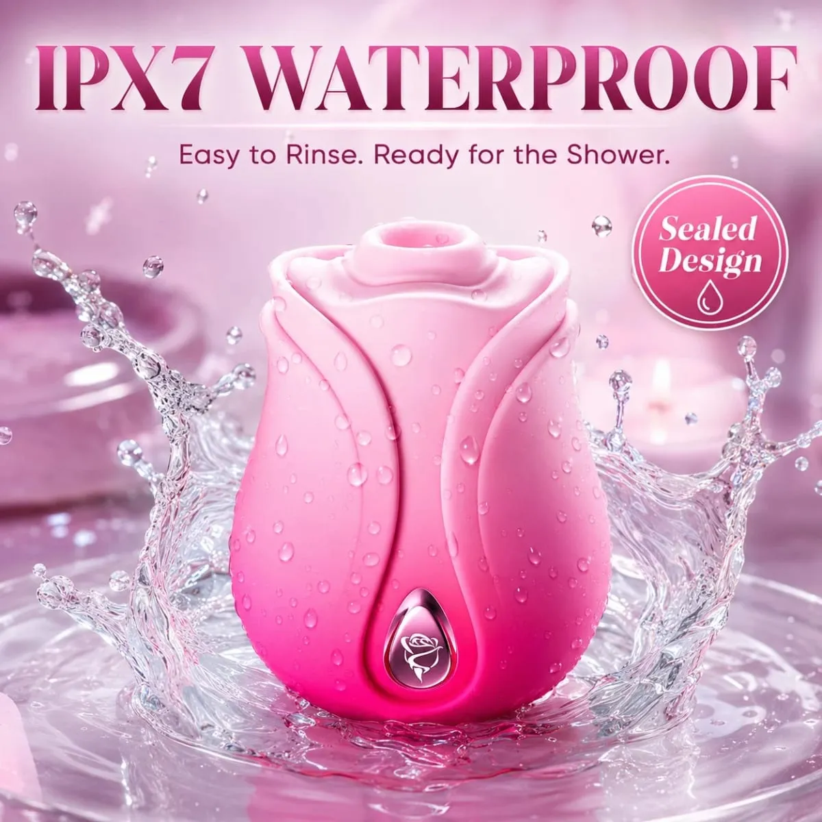 Rose-Sucking Vibrator for Women Clitoris Stimulator G Spot Thrusting Vibrating Female Masturbator Nipple Massage Adult Sex Toy