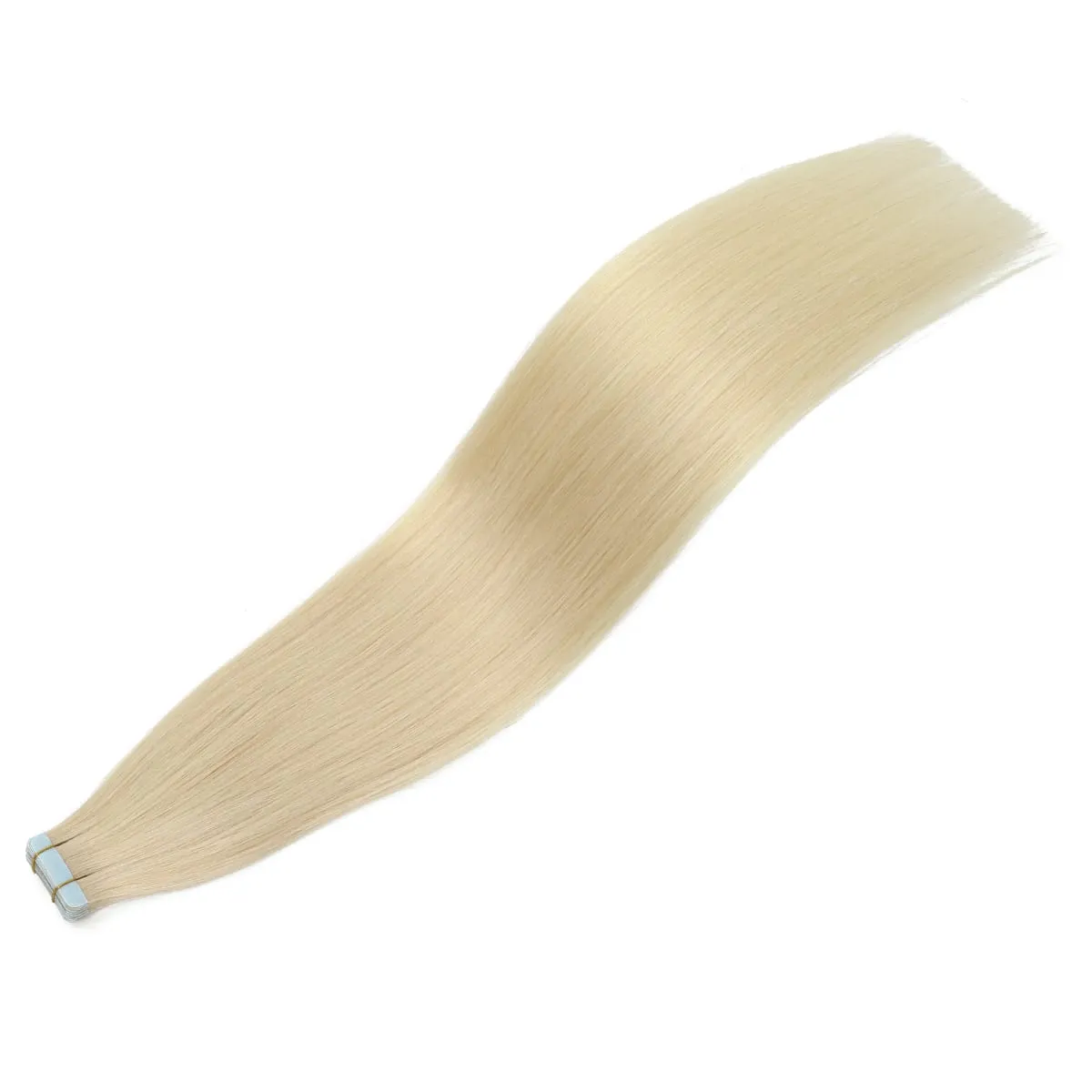 Invisible Tape-In Hair Extensions Straight Human Hair Seamless Invisible Skin Weft Design Smooth Soft Natural Texture No Frizz Easy To Wear — image 10