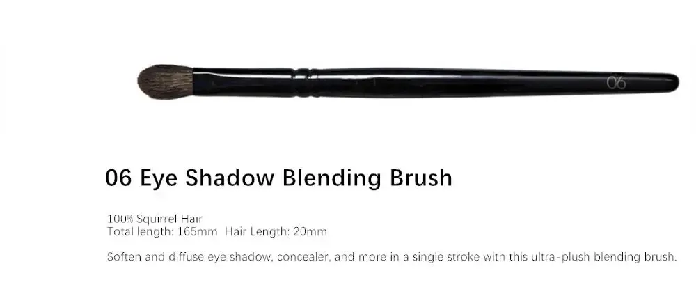 WG Kuas Rias Pencampur Lipatan Eye Shadow Bedak Alas Bedak Rambut Tupai Mewah Alat Kuas Kosmetik Lembut Detail Presisi