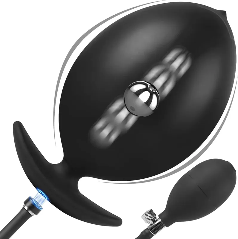 Inflatable Anal Plug Anal Dilator Huge Butt Plug Stimulate Sex Toy For Women/Men Masturbators Prostate Massager Big Anal Toys