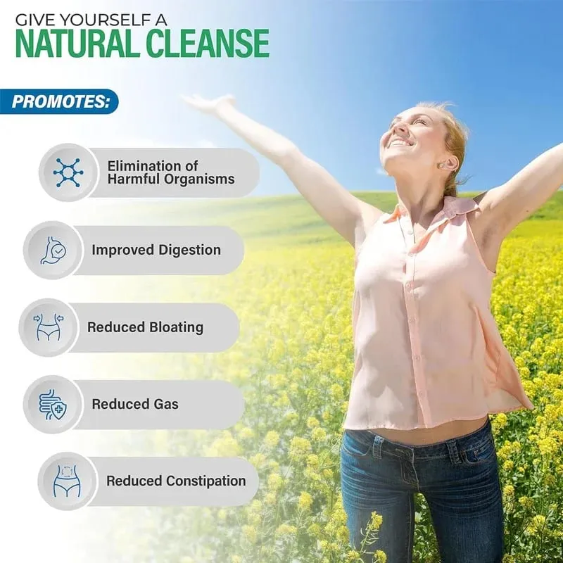 Intestinal Cleanse - Relieve Constipation Cleanse The Body and Support Regular Bowel Movements