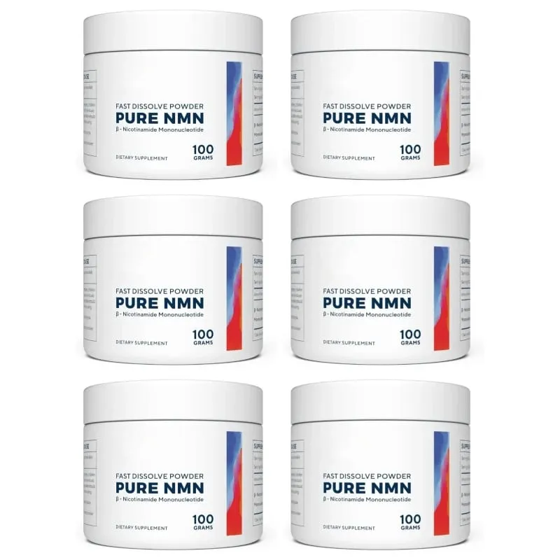 NMN (Nicotinamide Mononucleotide) Powder 100g 500mg Per High Purity Serving Fast Dissolve Vegan Daily Energy & Wellness