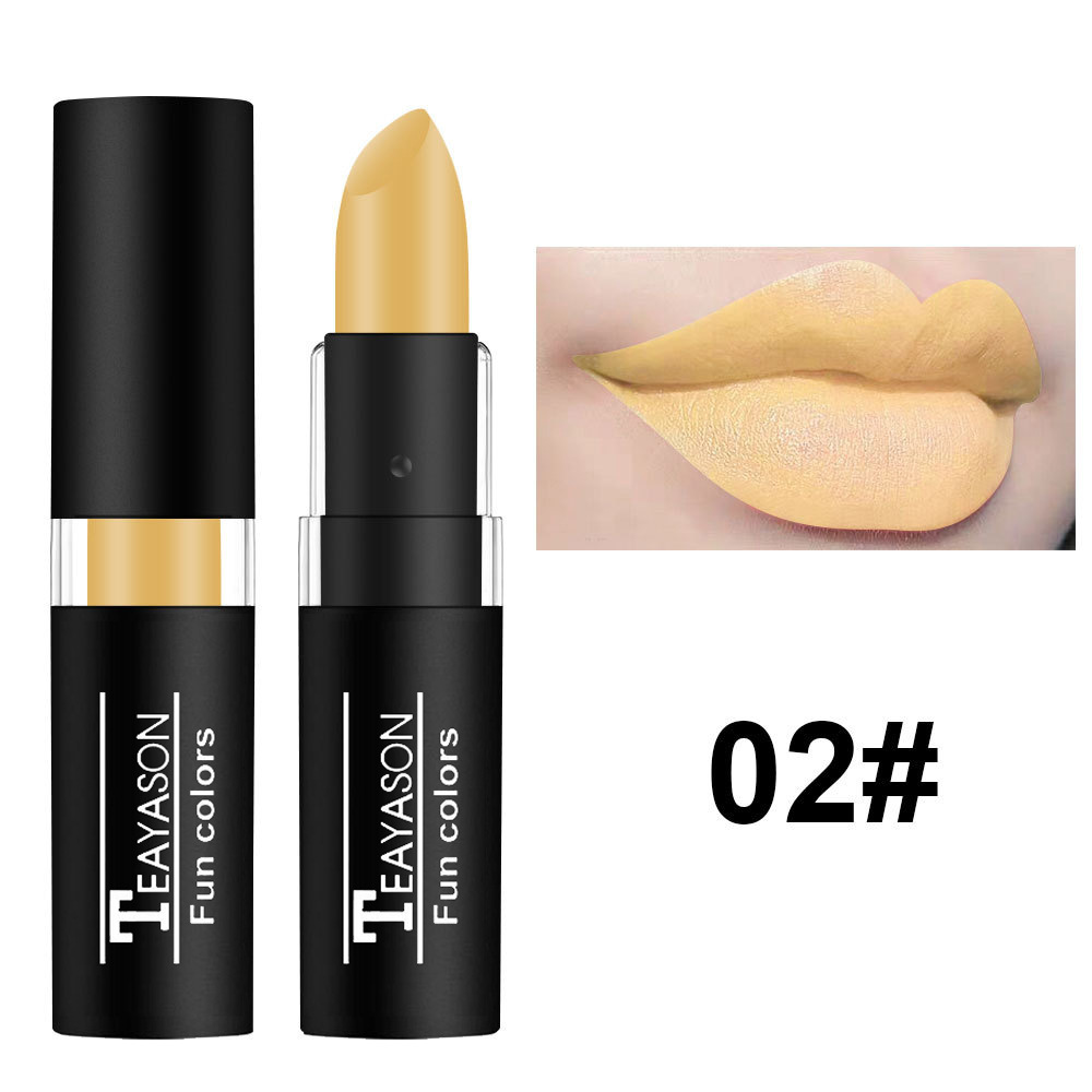 12 Color Lipstick Waterproof Long Lasting Cosmetic Black Blue Purple Green Matte Make Up Lip Gloss Makeup Red Lipstick — image 11