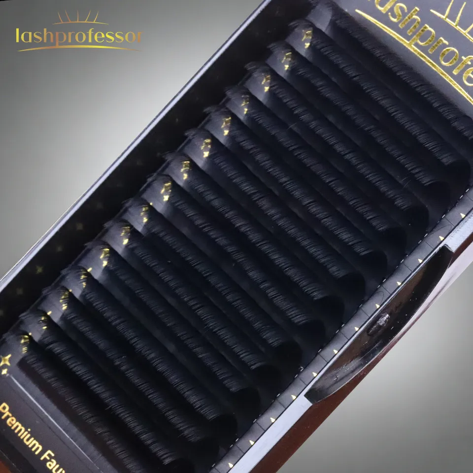 Lashprofessor 16Rows Individual De Cils Lash Trays 5-20mm Silk Classic Lashes Professional Salon Use Cashmere Eyelash Extensions — image 2
