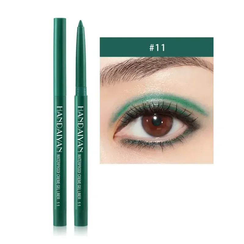 1PC Glitter Shine Eyeliner Gel Pencil Sexy Colorful Long-Lasting Shimmer Makeup Matte Colored Eye Liner Cream Pen Cosmetic Tool
