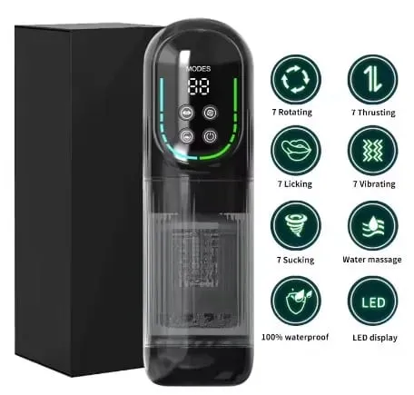 Automatic Male Masturbator Cup Pocket Pussy Stroker Realistic Vagina Tight Suction Vibrating Deep Stimulation Sex Toy for Men — image 8