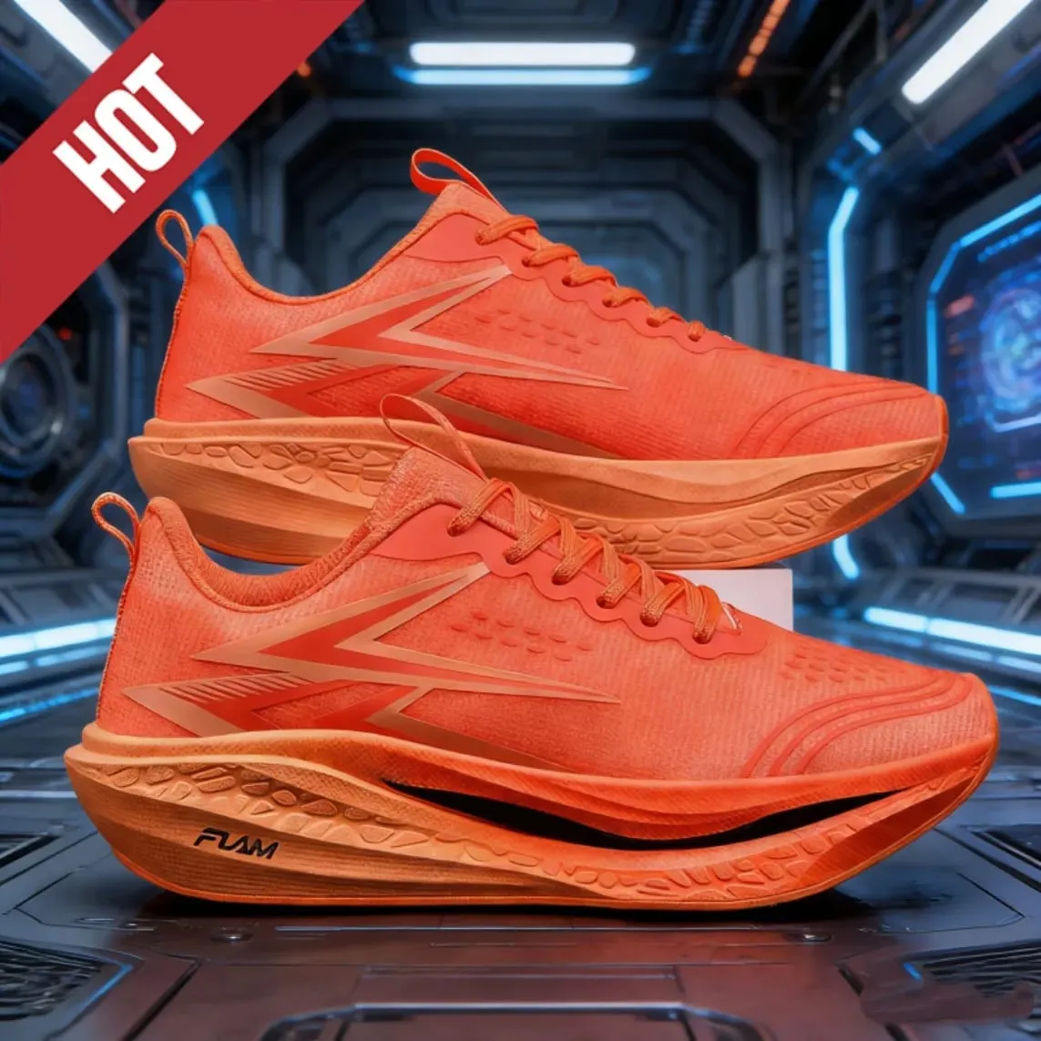 Men Women Carbon Plate Marathon Running Shoes Breathable Lightweight Non-Slip Racing Training Sports Athletic Sneakers — image 7