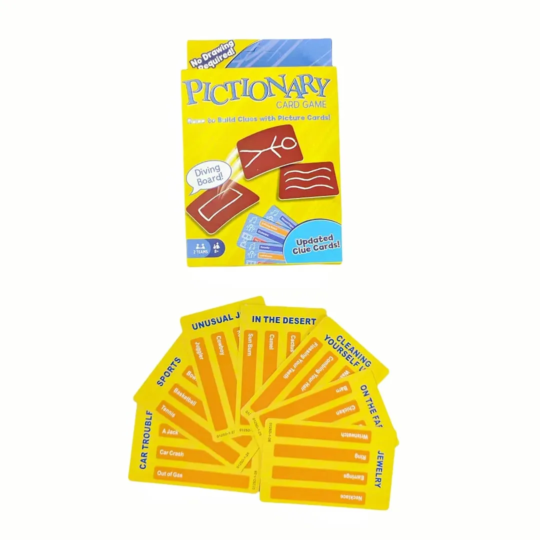 Pictionary English Version of the Card Game Board Game a Must-Have Game for Parties Suitable as a Gift — image 1