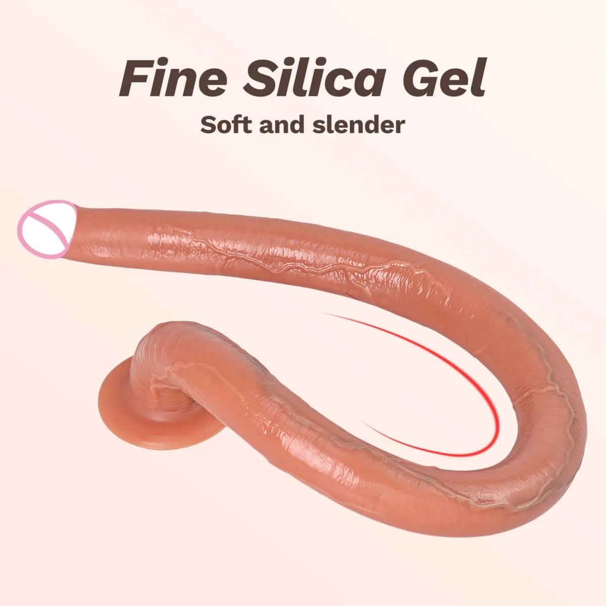 Realistic Long Dildo Penis Anal Vaginal Stimulator Liquid Silicone Dildos Sex Toys for Women Lesbian Couples Men Gay Adult Anal — image 3