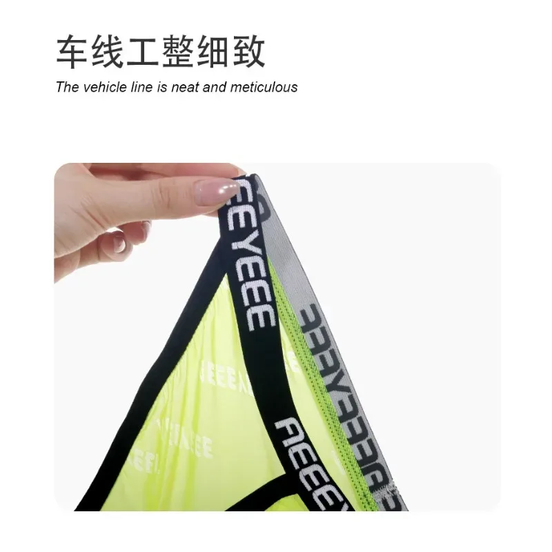 Sexy Mens Underwear Ice Silk U Convex Men Briefs Slit Thin Breathable Transparent Man Panties Low Waist Slip Homme Трусы Мужские