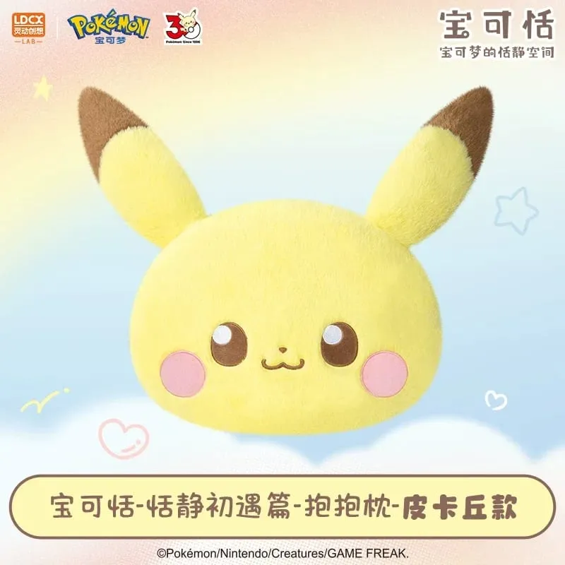 New Pokemon Pikachu Piplup 40cm Large Stuffed Plush Doll Cute Soft Cushion Pillow Home Decoration Collectible Toy Birthday Gift