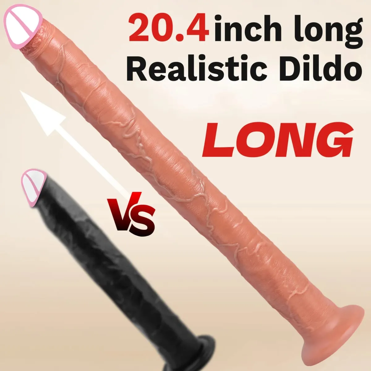 Super Long Dildo Artificial Silicone Penis Adult Sex Toys Realistic Skin Texture Dildos For Woman Men Vagina Anal Masturbation