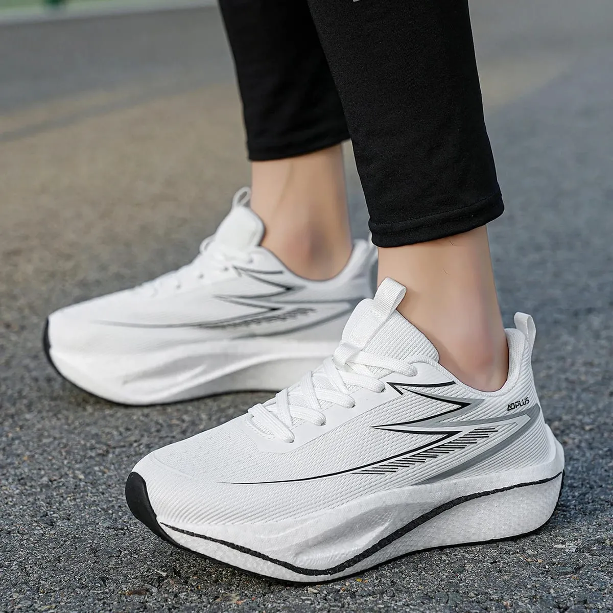 Marathon Men Running Shoes Carbon Board Speciality Sports Comfortable Sneakers For Men New Lightweight Women's Athletic Sneakers — image 7