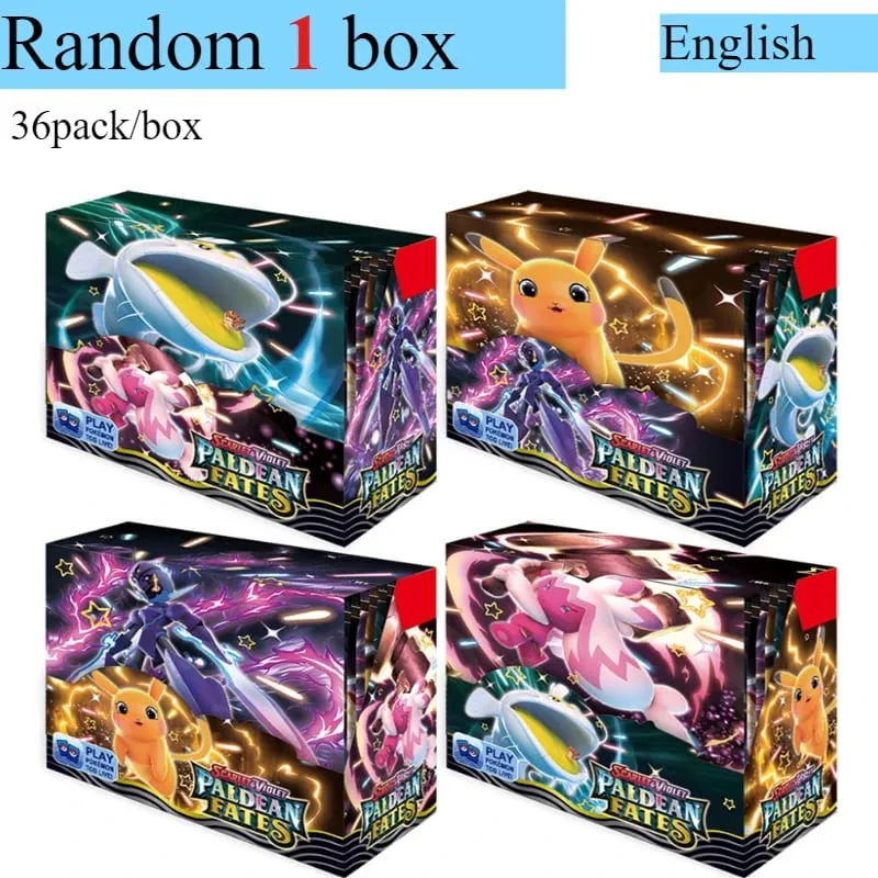 Pokémon Card 360 Pcs/Box English Brilliant Stars 151 Prismatic Evolutions PARADOX RIFT Battle Transaction Card Game Popular Gift