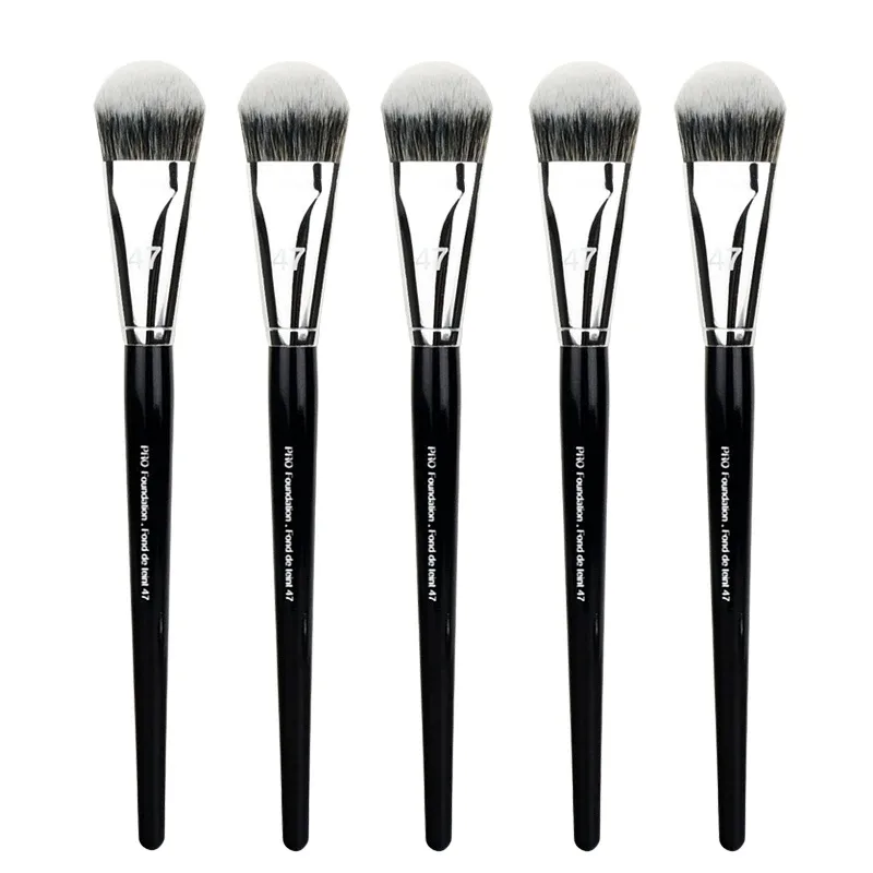 1-10pcs Pro Foundation Brush 47 Broom Head Professional Liquid Foundation Cream Concealer Brushes Women Face Base Makeup Tools