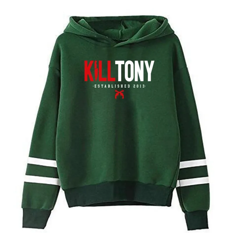 Kill Tony Merch Hoodie Unisex Pocketless Barren Ärmel Streetwear Damen Herren Kapuzenpullover Lustige Kleidung