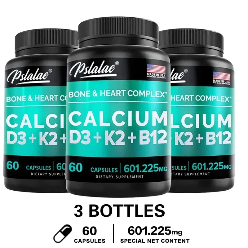 カルシウム 600 Mg ビタミン D3 K2 B12 サプリメント - 女性と男性に心臓の骨と免疫力をサポートしますサプリメント — image 10