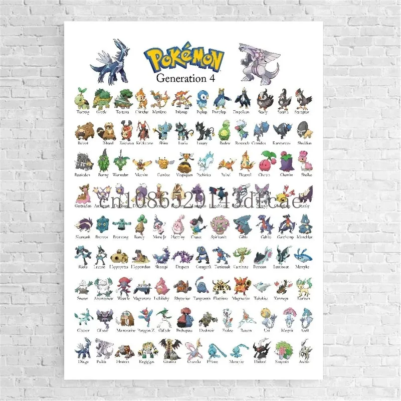Japanese Anime Peripheral Pokemon Poster Decor Pikachu Charizard Wall Art Watercolor Canvas Painting Modern Room Decor Picture