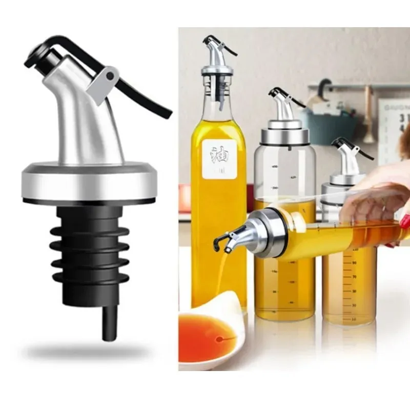Leak-proof Capwine Cap Olive Oil Dispenser Bottle Designed for Pour Spout Vinegar Sauce Wine or Salad Dressing Bottle Dispenser
